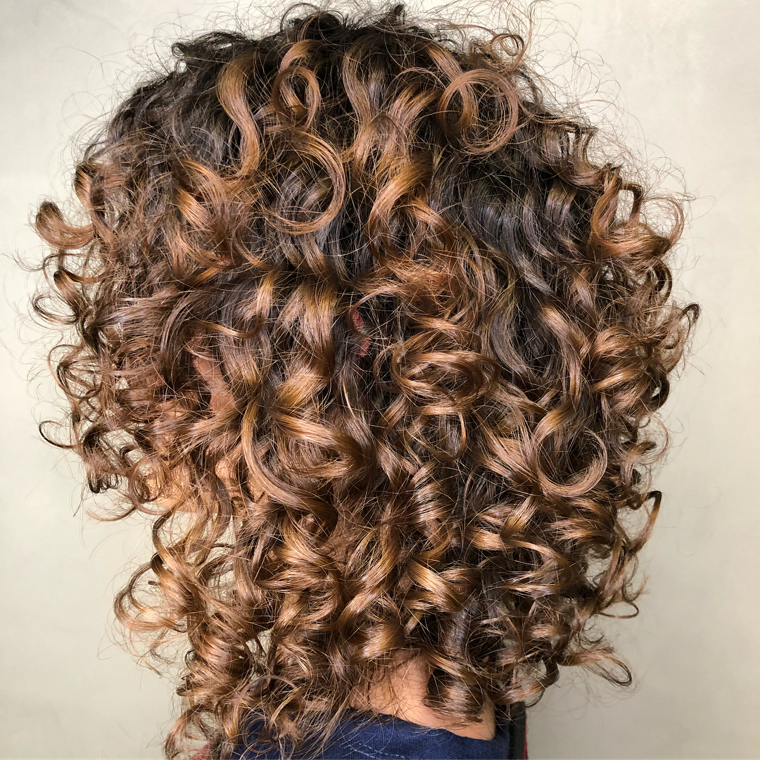 Natural Layered Curly Haircut