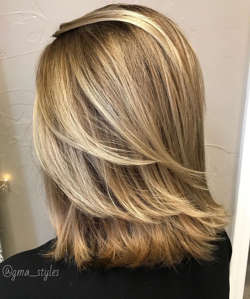 Shoulder Length Cut With Feathered Ends