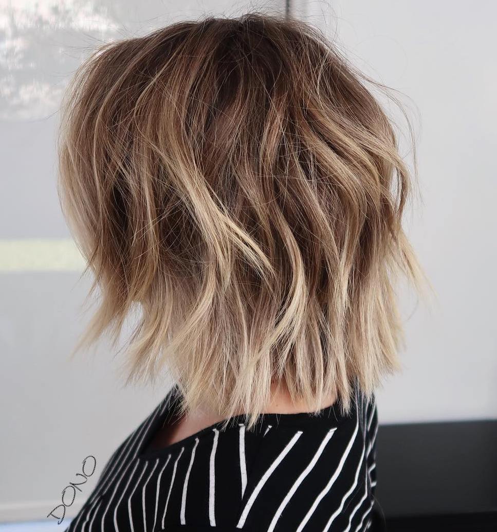 Shaggy Bob Cut For Thin Hair