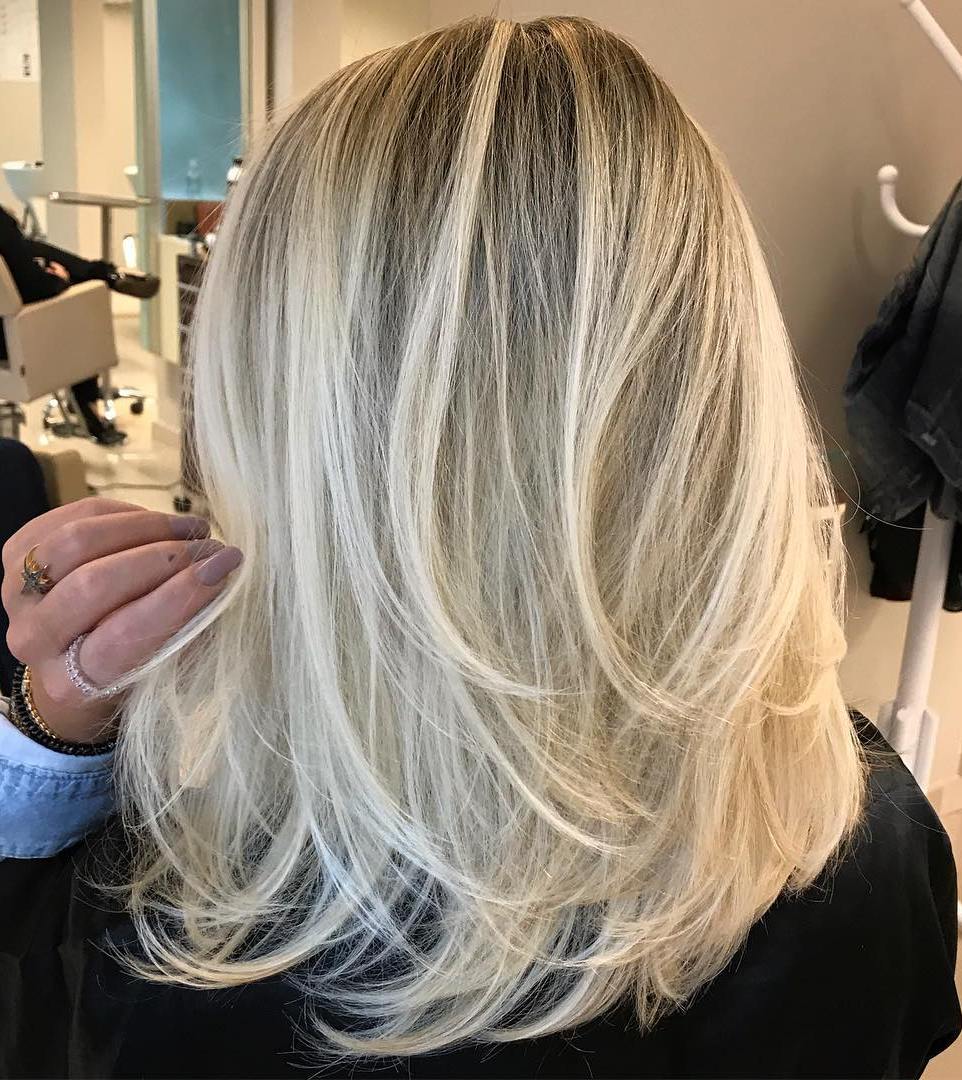 Hairstyles For Long Gray Thin Hair Wavy Haircut