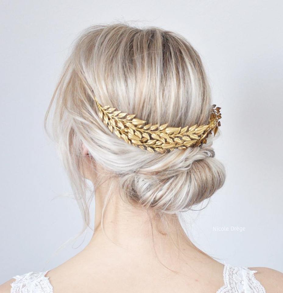 Messy Wedding Chignon