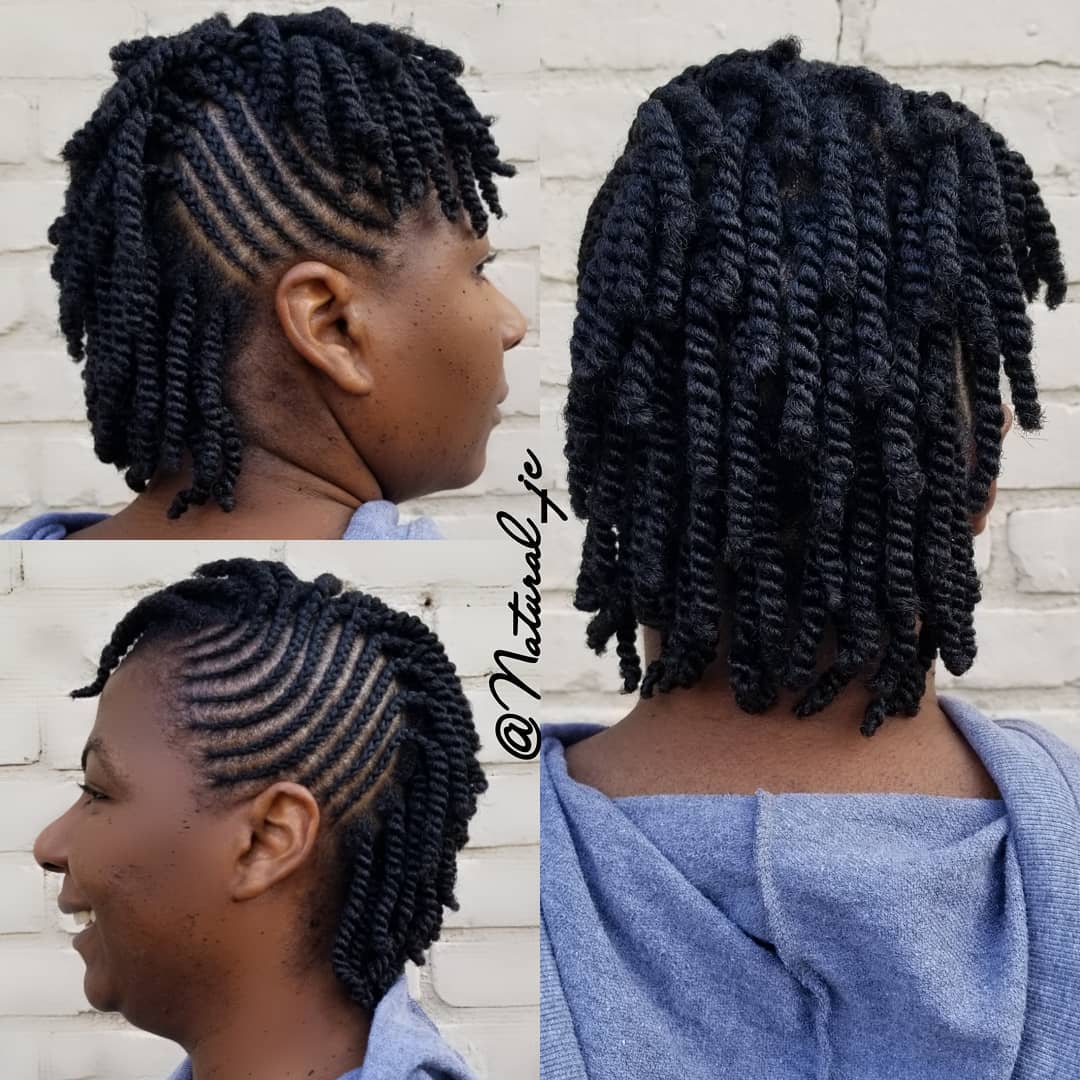 Short Layered Twists With Braided Sides