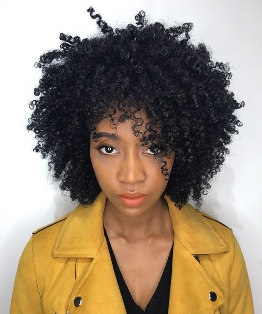 Cute Structured Afro