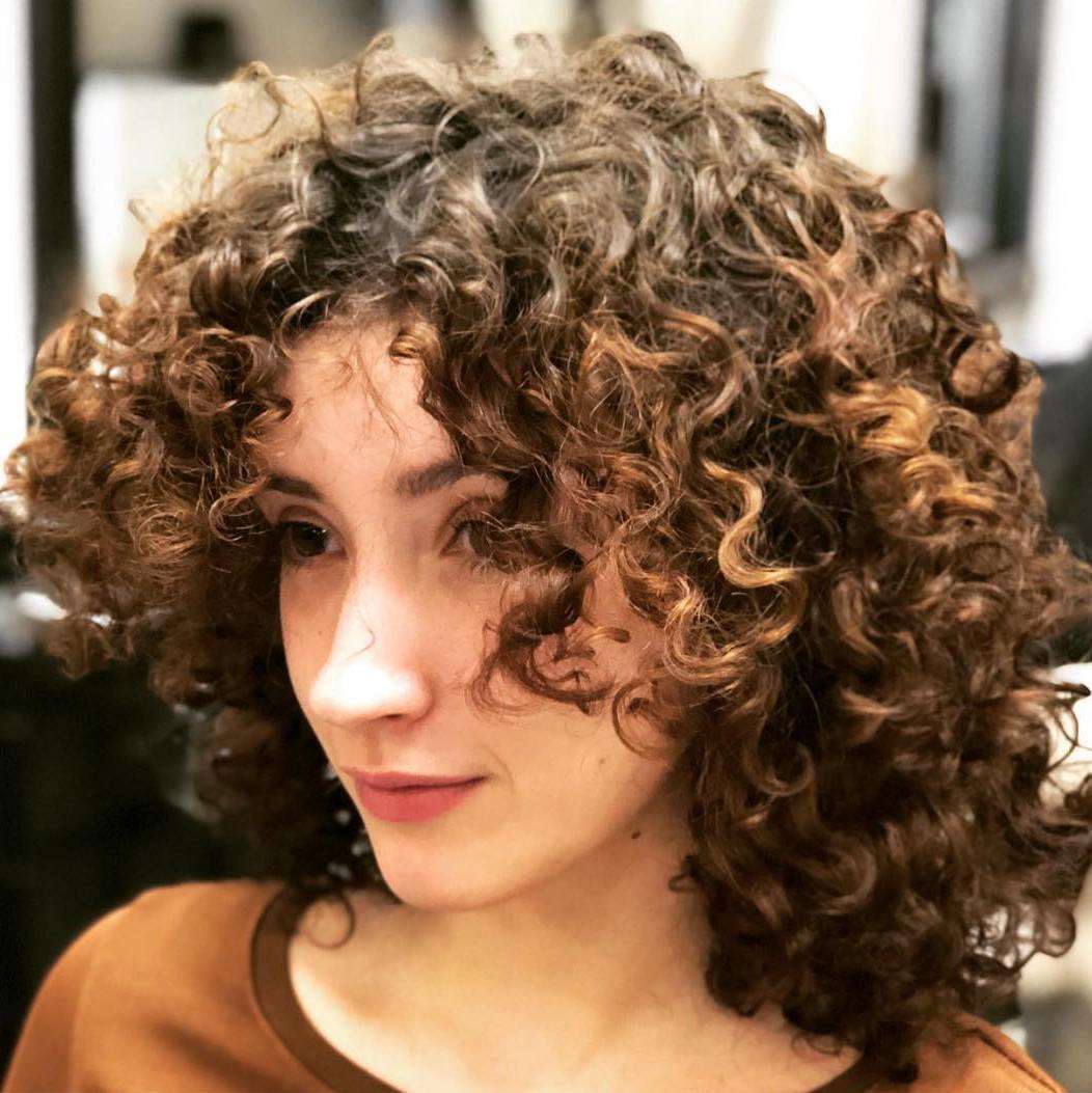 Bouncy Perm Curls For Thick Hair