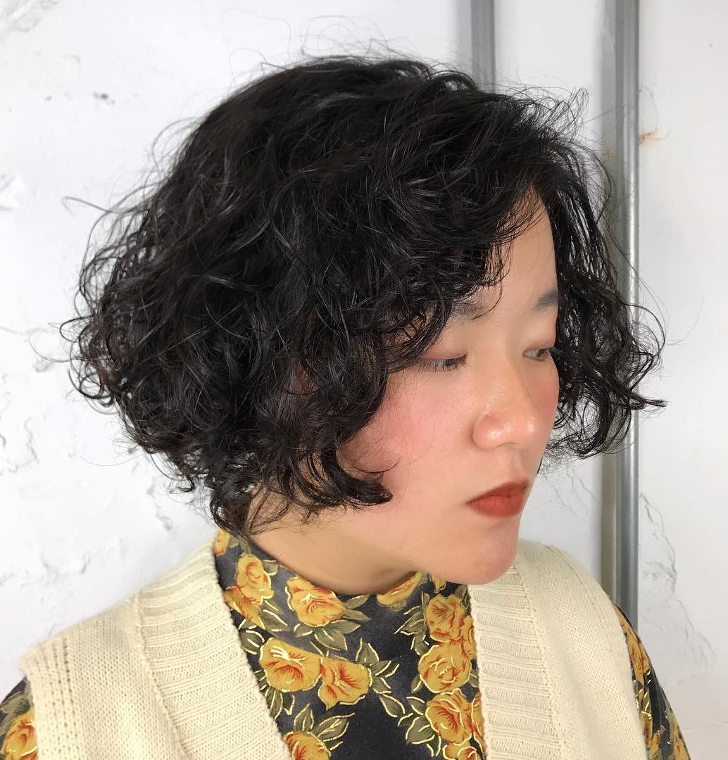 Chin-Length Bob With Loose Curls