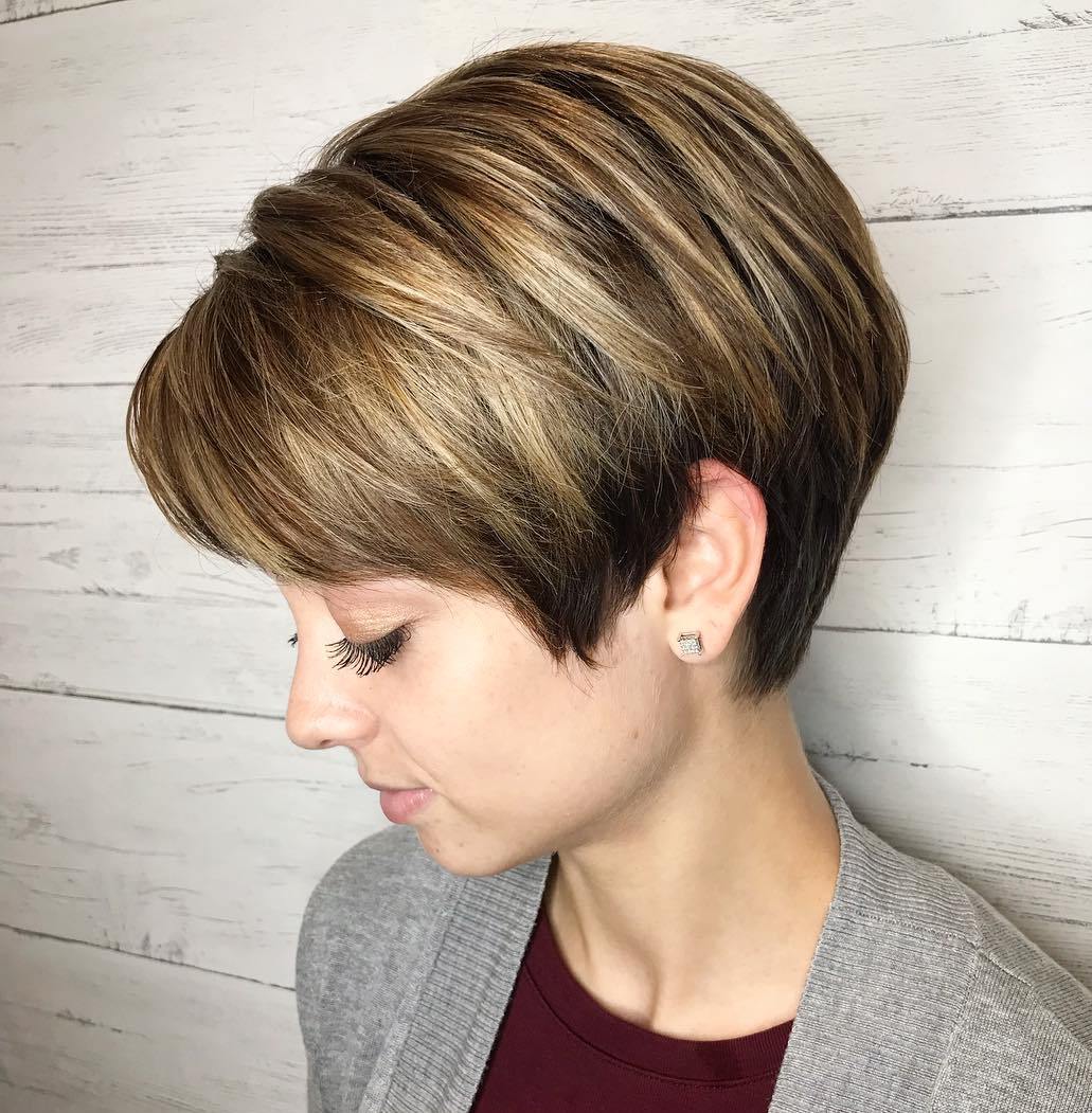Tapered Pixie For Straight Hair