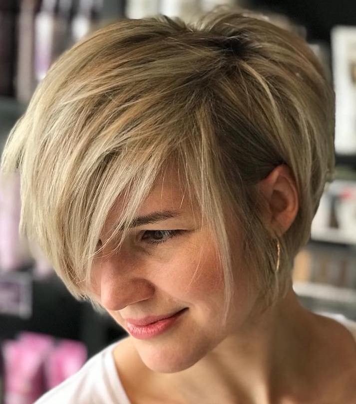 Long Tousled Pixie For Heart Shaped Faces