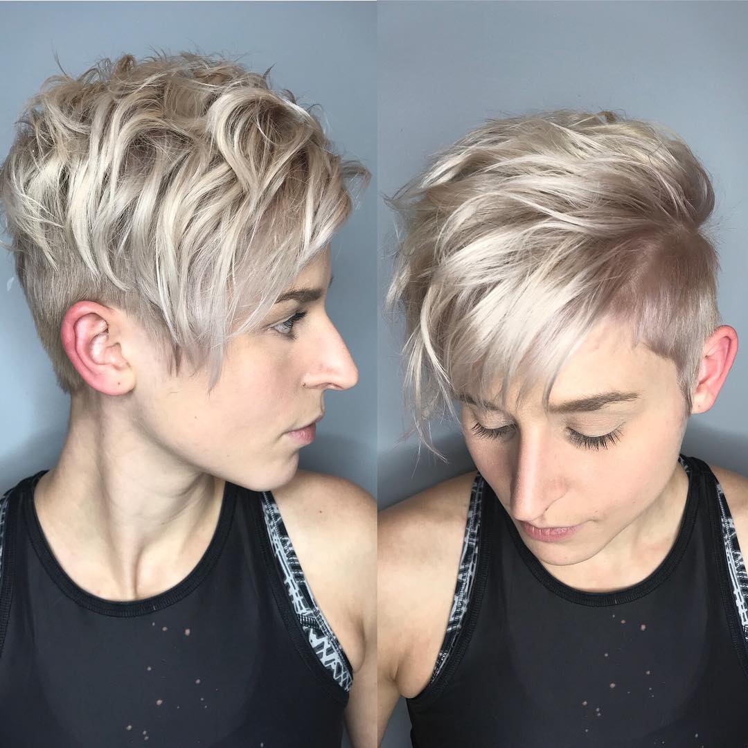 asymmetrical pixie undercut