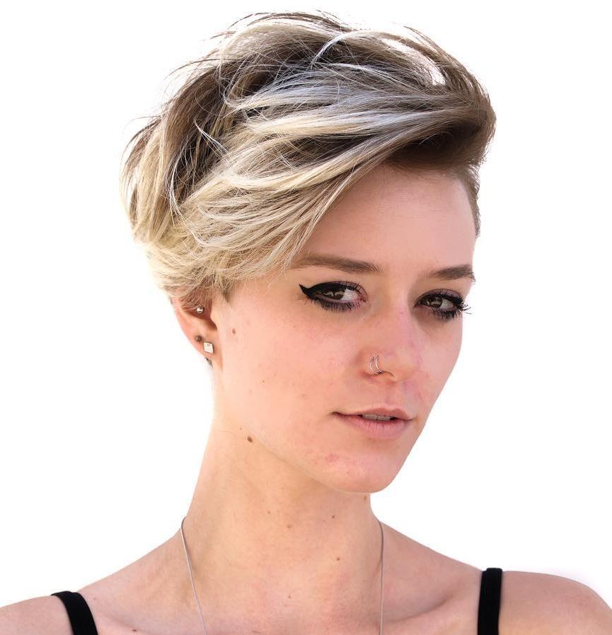 Messy Pixie For Fine Hair