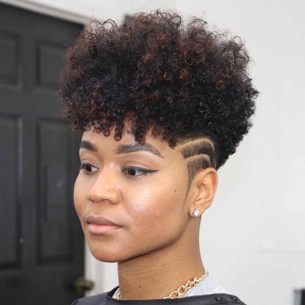 afro razor cut