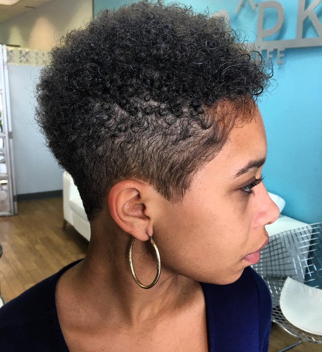 afro razor cut