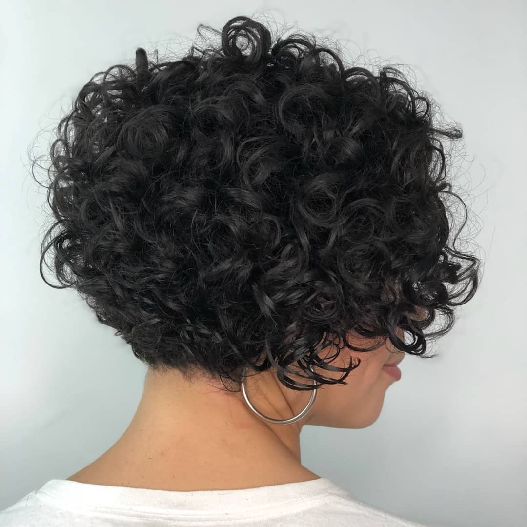 Short Curly Bob Hairstyle