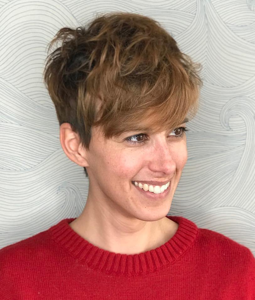 Messy Pixie With A Feathered Fringe