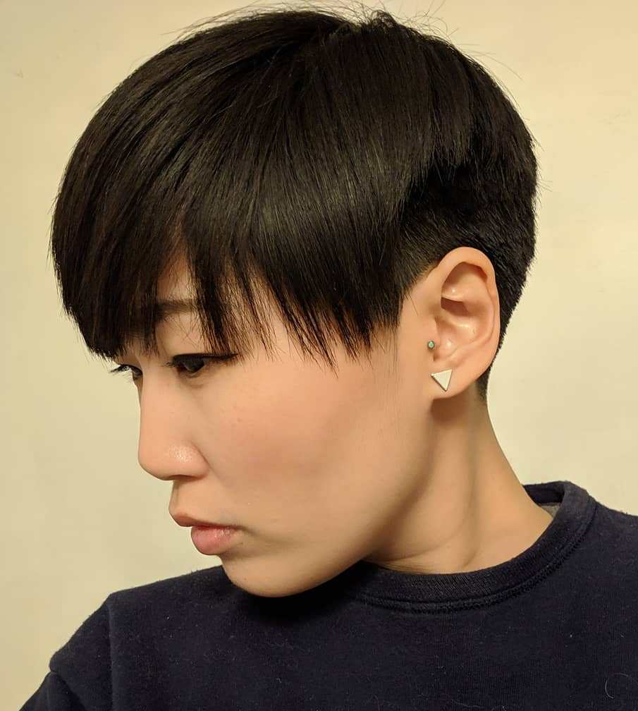 Trendy Pixie Cut For Straight Hair