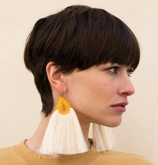 35 Most Stunning Ideas Of Short Hair With Bangs For 2021