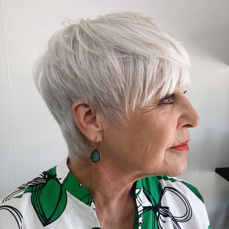 Layered Bowl Cut Over 60