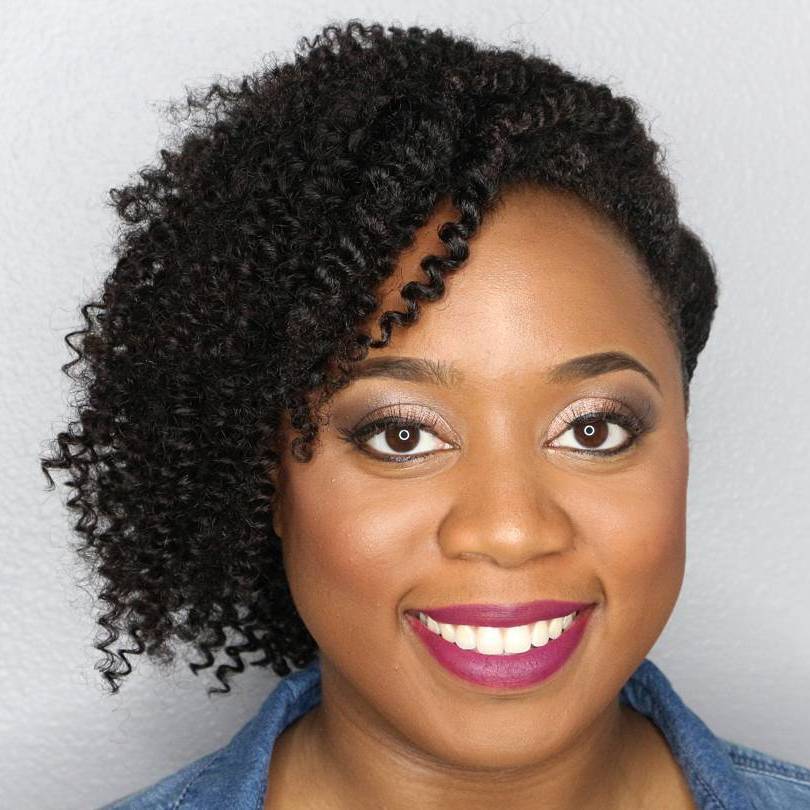 African American Short Asymmetrical Hairstyle