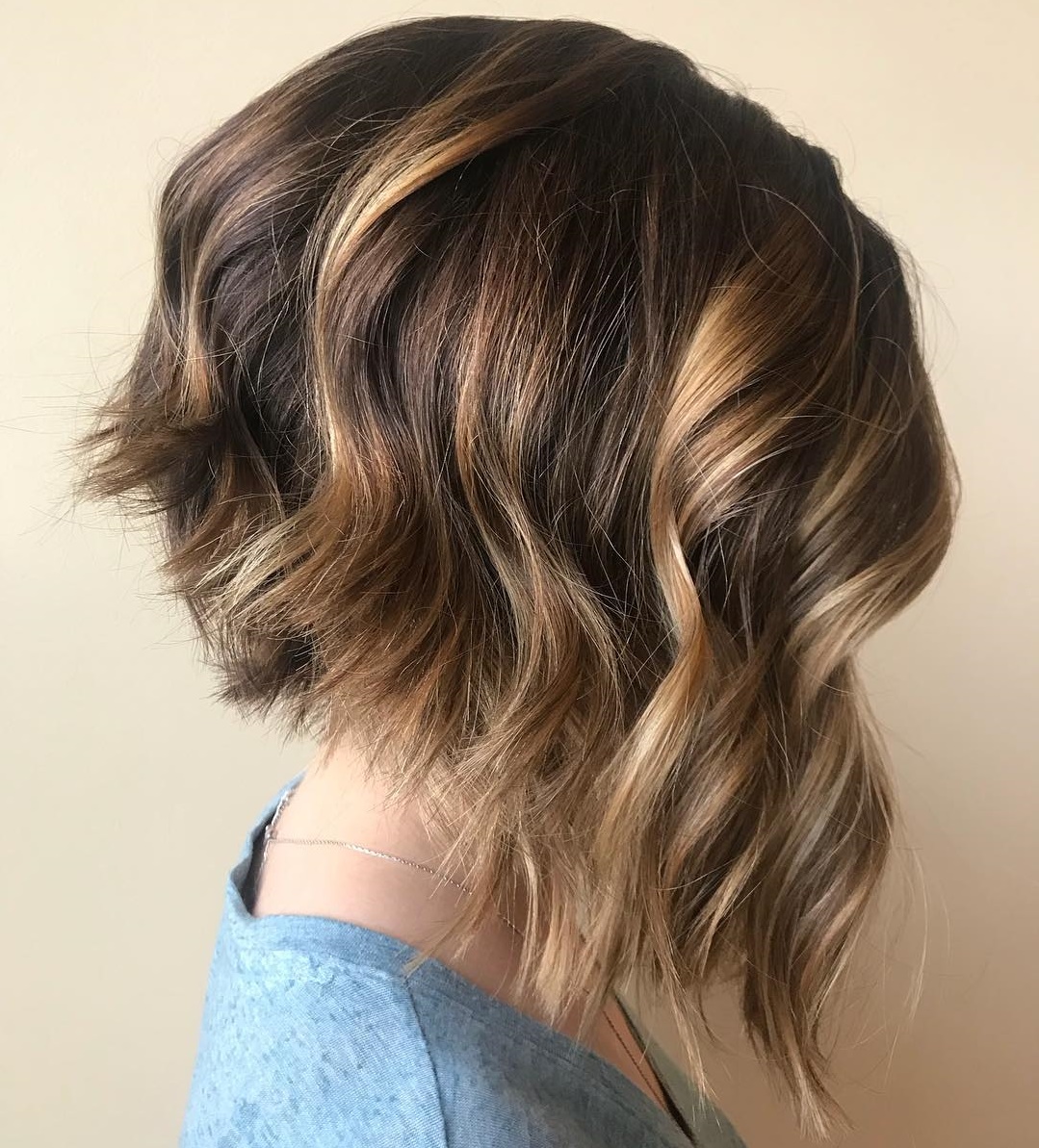 Choppy Inverted Bob With Waves