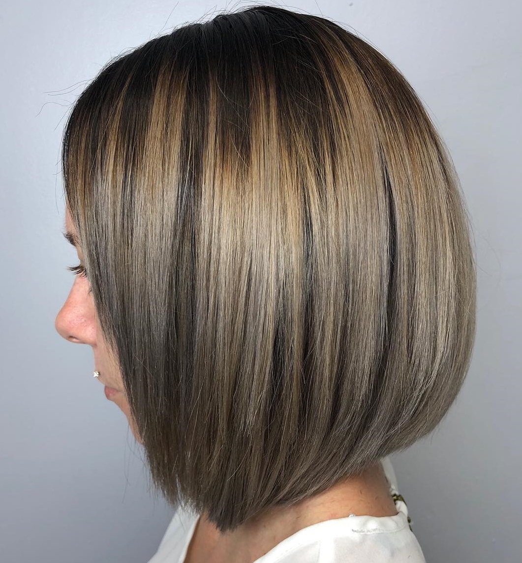 Polished Straight Layered Bob