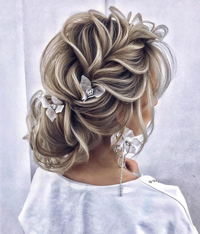 Dimensional Updo For Thin Hair