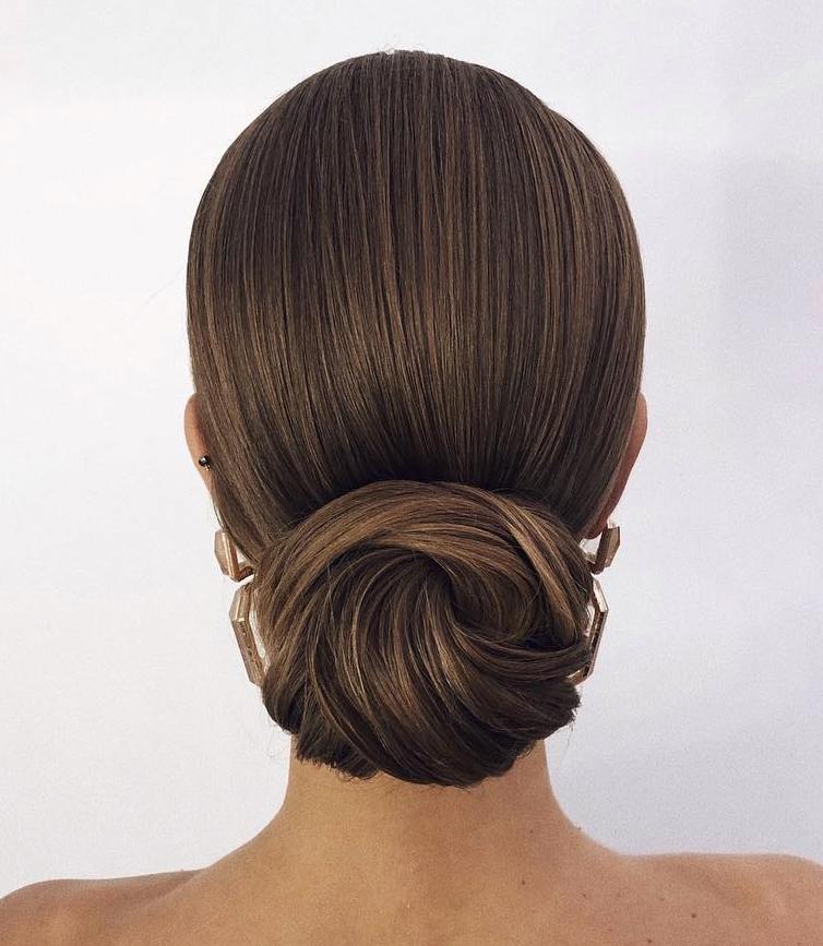 Elegant Sleek Chignon Updo