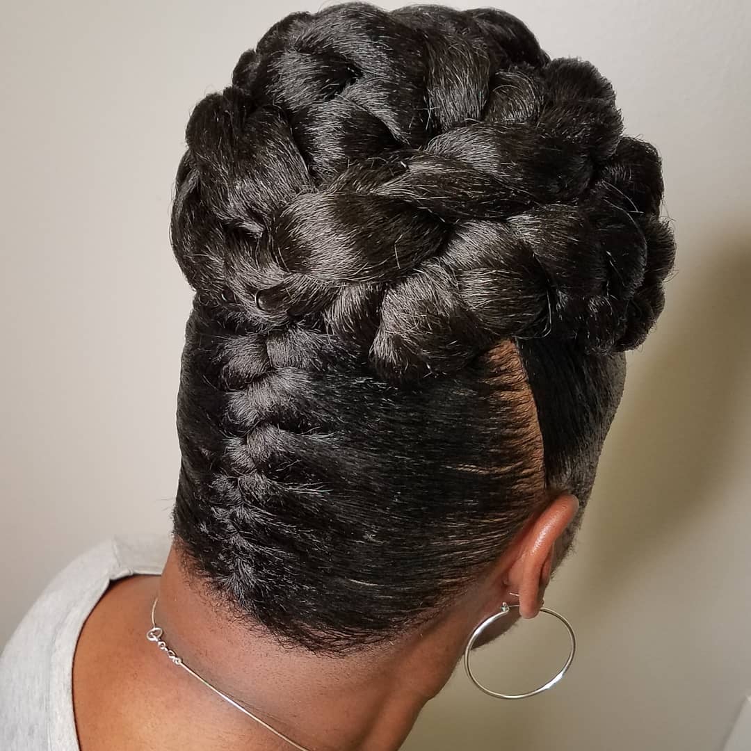 Braided Updo For Black Hair