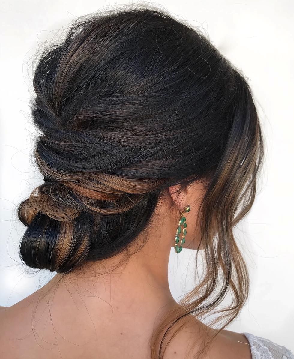 Wedding Low Messy Updo