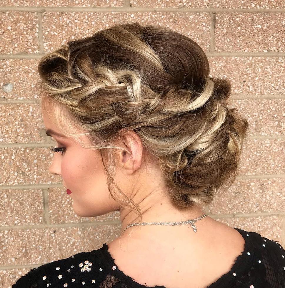 Textured Braided Boho Updo