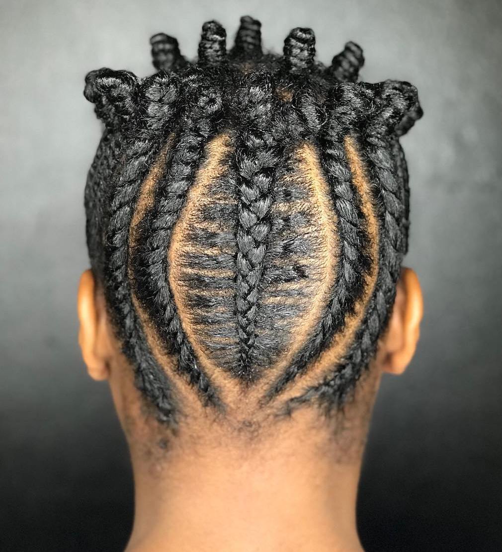 Goddess Braids Flat Twists And Bantu Knots