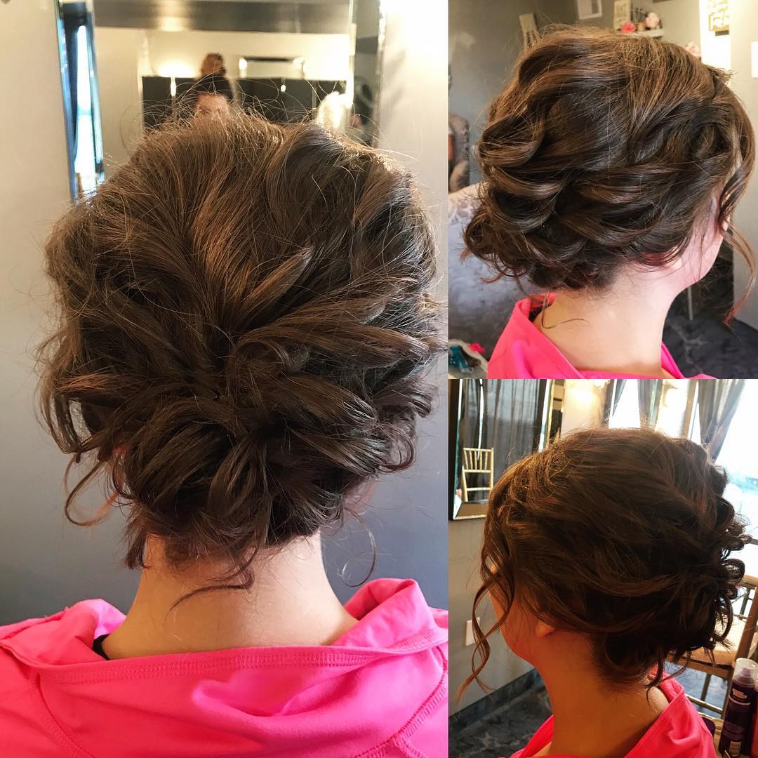 Loose Messy Evening Updo