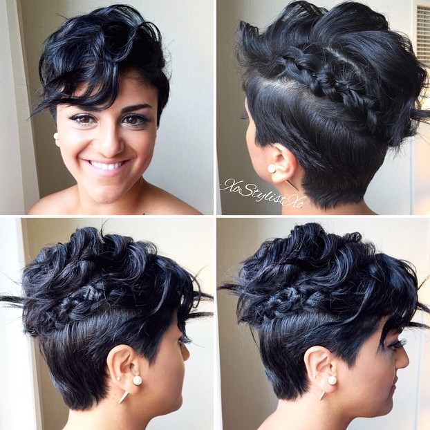 Pixie With Crown Braid