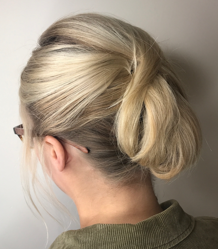 Twisted Short Updo Diy