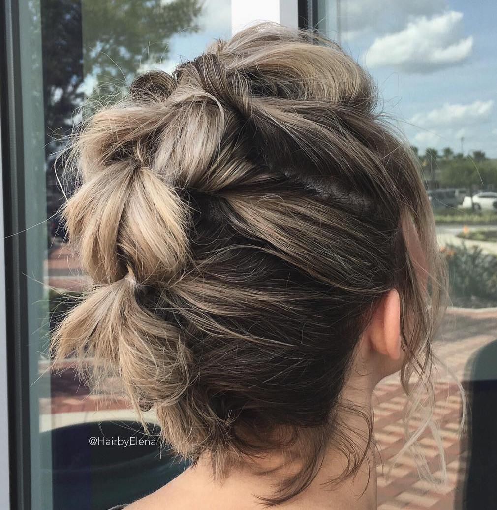 65 Trendy Updos For Short Hair For Both Casual And Special Occasions